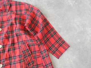 快晴堂(かいせいどう) タータンチェック/エバーグリーンWideコート・ワンピースの商品画像44