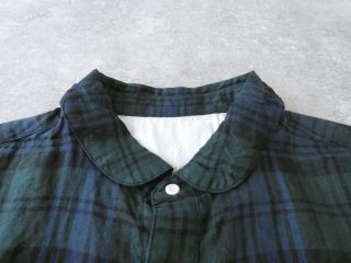 快晴堂(かいせいどう) タータンチェック/エバーグリーンWide丸衿/タブ・半袖ワンピースの商品画像30