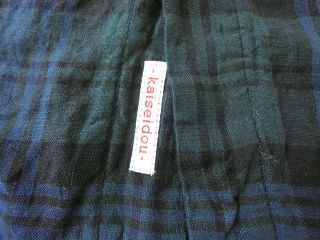 快晴堂(かいせいどう) タータンチェック/エバーグリーンWide丸衿/タブ・半袖ワンピースの商品画像33