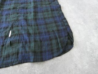 快晴堂(かいせいどう) タータンチェック/エバーグリーンWide丸衿/タブ・半袖ワンピースの商品画像34