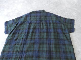 快晴堂(かいせいどう) タータンチェック/エバーグリーンWide丸衿/タブ・半袖ワンピースの商品画像35