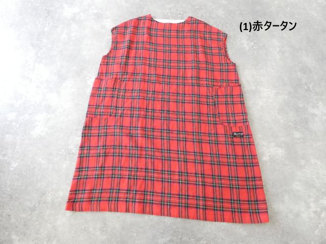 快晴堂(かいせいどう) タータンチェック/エバーグリーン5ポケットワンピースの商品画像28