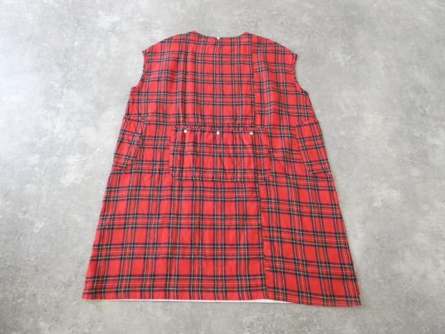 快晴堂(かいせいどう) タータンチェック/エバーグリーン5ポケットワンピースの商品画像29