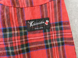 快晴堂(かいせいどう) タータンチェック/エバーグリーン5ポケットワンピースの商品画像33