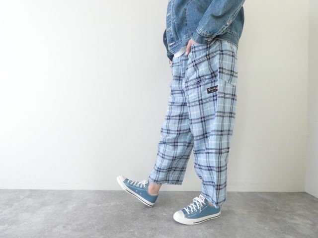 快晴堂(かいせいどう) タータンチェック/エバーグリーン斜めポケットパンツの商品画像10