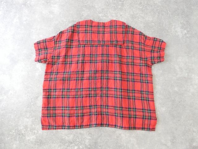 快晴堂(かいせいどう) タータンチェック/エバーグリーンセーラーズシャツの商品画像43