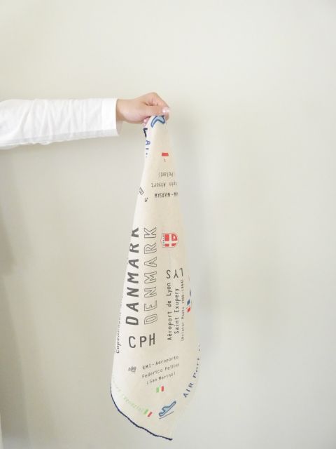 快晴堂(かいせいどう) バンダナ・国際空港のスリーレターコード柄の商品画像5