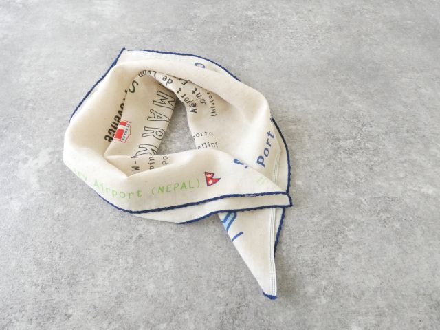 快晴堂(かいせいどう) バンダナ・国際空港のスリーレターコード柄の商品画像8