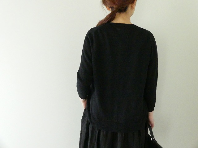 mao made(マオメイド) リネンUVカットいつものクルーネックカーディガンの商品画像9