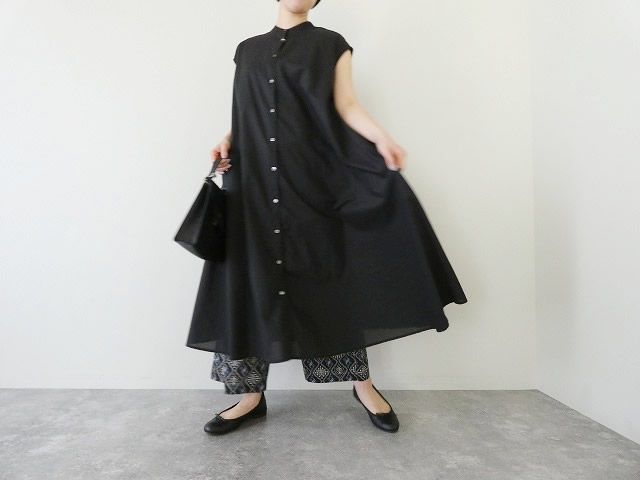 MidiUmi(ミディウミ) ノースリーブプレンティシャツワンピース N/S plenty shirt OPの商品画像10