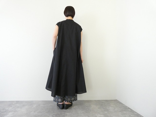 MidiUmi(ミディウミ) ノースリーブプレンティシャツワンピース N/S plenty shirt OPの商品画像12