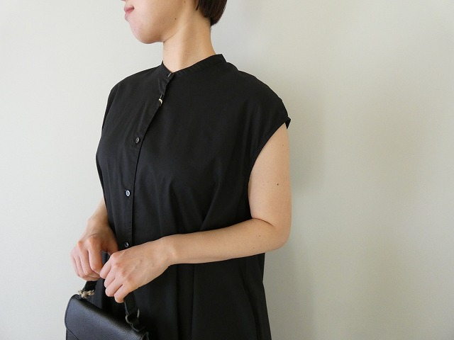 MidiUmi(ミディウミ) ノースリーブプレンティシャツワンピース N/S plenty shirt OPの商品画像5