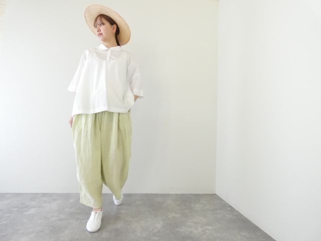 ROBE de PEAU(ローブ デ ポー) リネンカミーユタックパンツの商品画像1