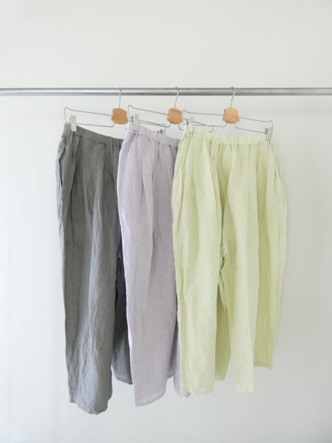 ROBE de PEAU(ローブ デ ポー) リネンカミーユタックパンツの商品画像11