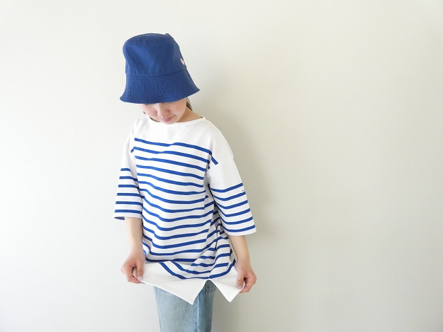 ORCIVAL(オーシバル) パネルボーダーワイドボートネックショートスリーブプルオーバーの商品画像1