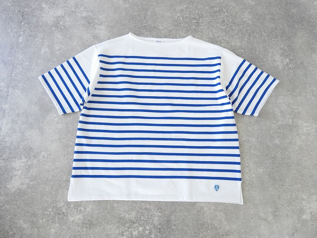 ORCIVAL(オーシバル) パネルボーダーワイドボートネックショートスリーブプルオーバーの商品画像10