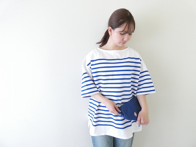 ORCIVAL(オーシバル) パネルボーダーワイドボートネックショートスリーブプルオーバーの商品画像4