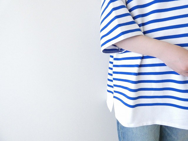 ORCIVAL(オーシバル) パネルボーダーワイドボートネックショートスリーブプルオーバーの商品画像6