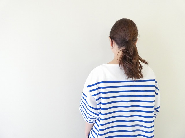 ORCIVAL(オーシバル) パネルボーダーワイドボートネックショートスリーブプルオーバーの商品画像7