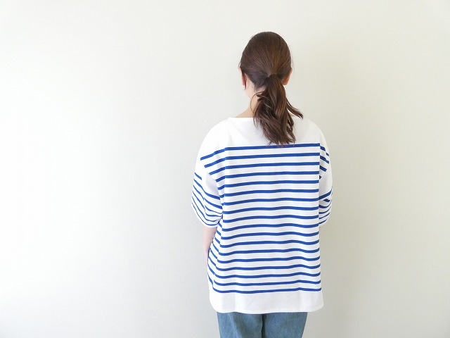 ORCIVAL(オーシバル) パネルボーダーワイドボートネックショートスリーブプルオーバーの商品画像9