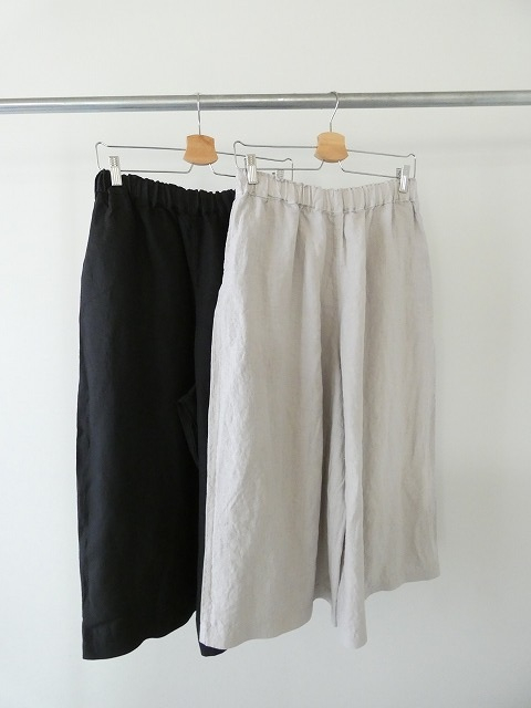 RINEN(リネン) 40/1リネン平織エアタンブラーキュロットの商品画像12