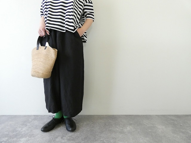 RINEN(リネン) 40/1リネン平織エアタンブラーキュロットの商品画像2