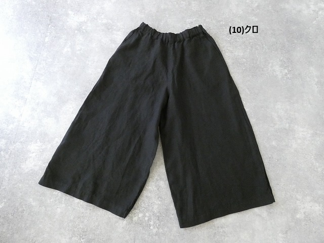 RINEN(リネン) 40/1リネン平織エアタンブラーキュロットの商品画像42