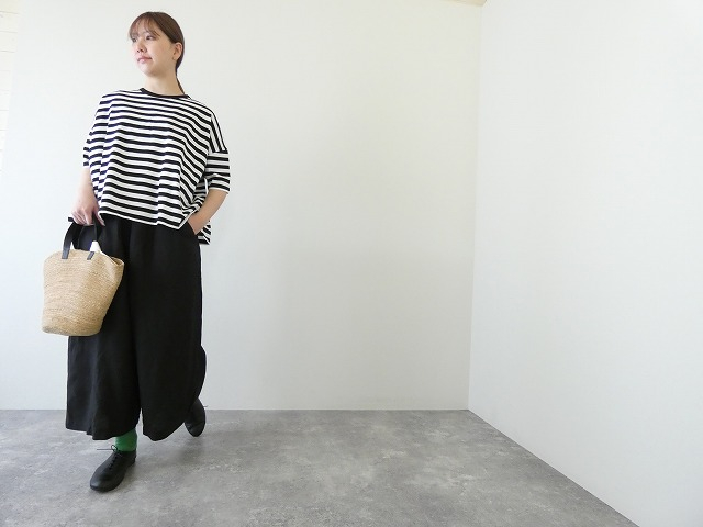 RINEN(リネン) 40/1リネン平織エアタンブラーキュロットの商品画像7