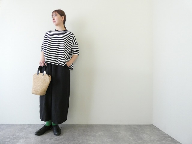 RINEN(リネン) 40/1リネン平織エアタンブラーキュロットの商品画像8