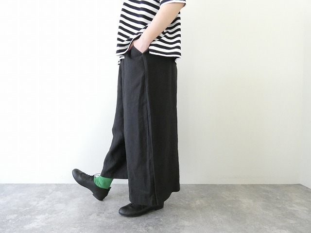 RINEN(リネン) 40/1リネン平織エアタンブラーキュロットの商品画像9