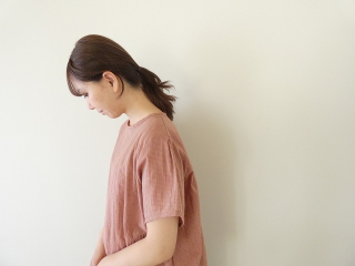 Sarahwear(サラウェア) Shirring Lawn Check　シャーリングローンチェッククルーネック半袖ブラウスの商品画像16