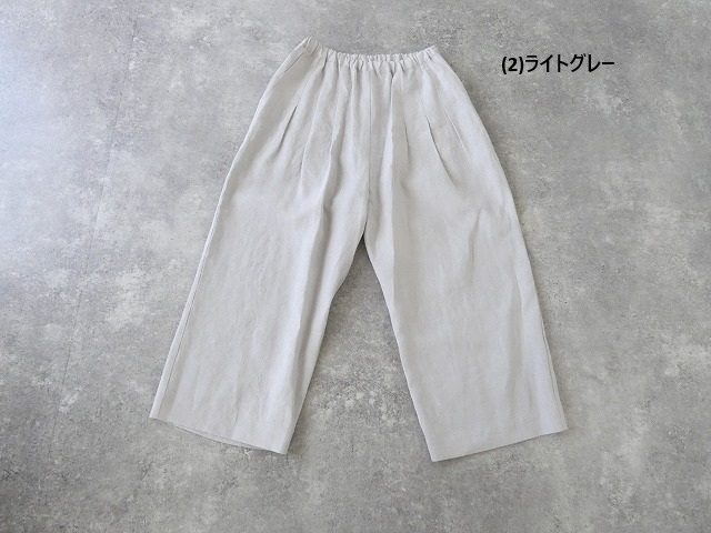 STAMP AND DIARY(スタンプアンドダイアリー) 60/1高密度リネンウエストタックワイドパンツの商品画像28