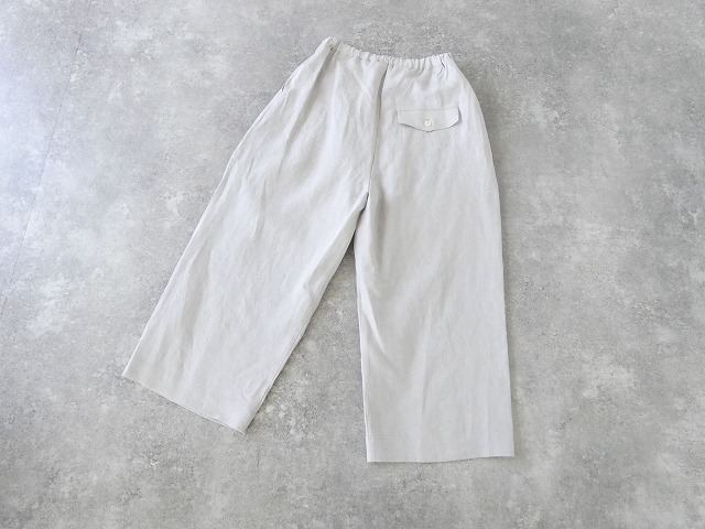 STAMP AND DIARY(スタンプアンドダイアリー) 60/1高密度リネンウエストタックワイドパンツの商品画像29