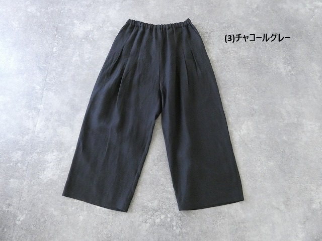 STAMP AND DIARY(スタンプアンドダイアリー) 60/1高密度リネンウエストタックワイドパンツの商品画像42