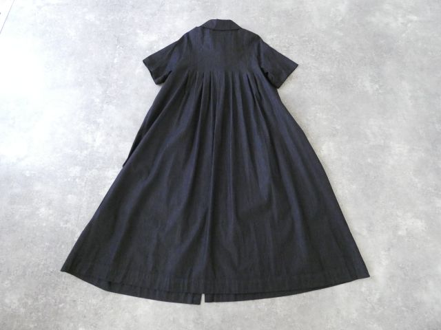 bulle de savon(ビュルデサボン) 5.5ozデニム丸衿ワンピースの商品画像13