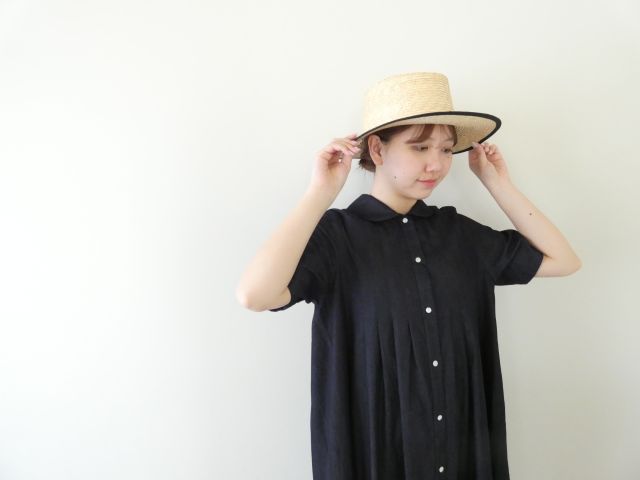 bulle de savon(ビュルデサボン) 5.5ozデニム丸衿ワンピースの商品画像4