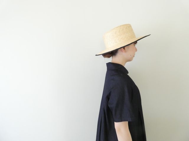 bulle de savon(ビュルデサボン) 5.5ozデニム丸衿ワンピースの商品画像5