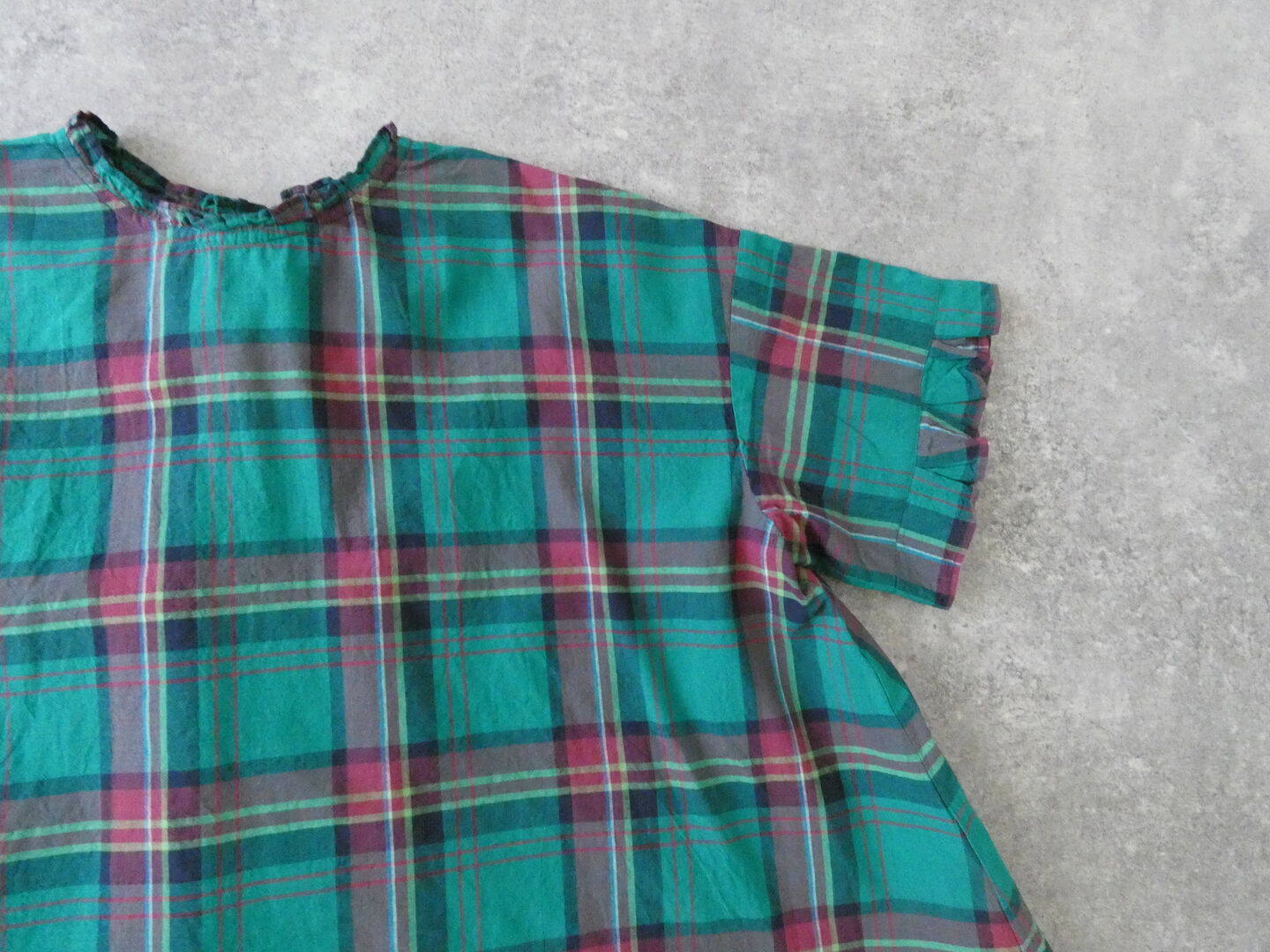 Hands of creation(ハンズオブクリエイション) マドラスチェックフリルプルオーバーの商品画像32