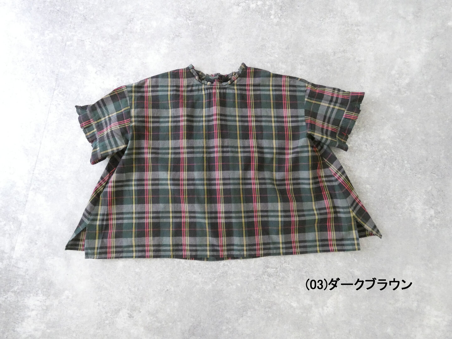 Hands of creation(ハンズオブクリエイション) マドラスチェックフリルプルオーバーの商品画像42