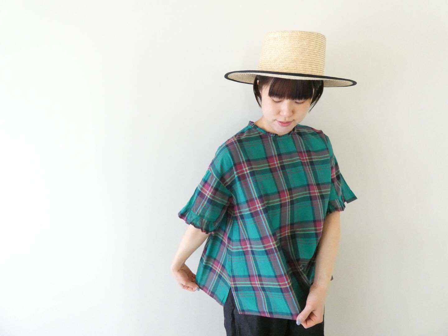 Hands of creation(ハンズオブクリエイション) マドラスチェックフリルプルオーバーの商品画像5