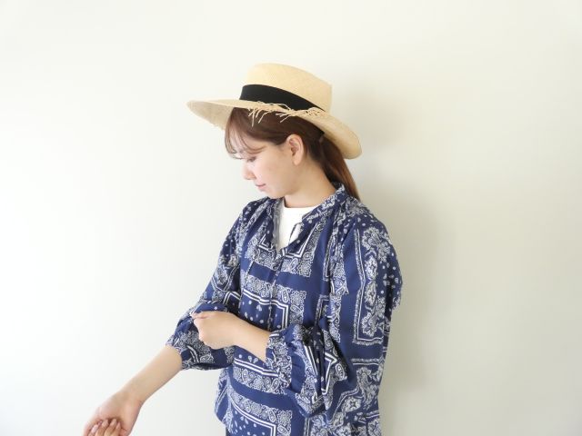 ichi(イチ) BANDANA柄スキッパーブラウスの商品画像1