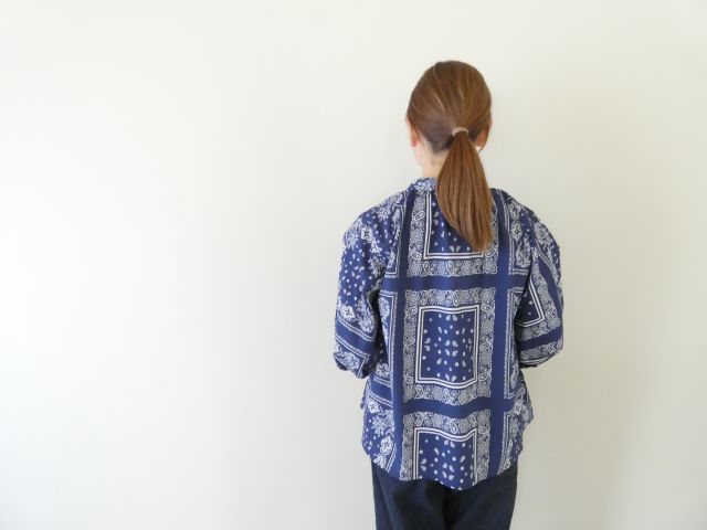 ichi(イチ) BANDANA柄スキッパーブラウスの商品画像8