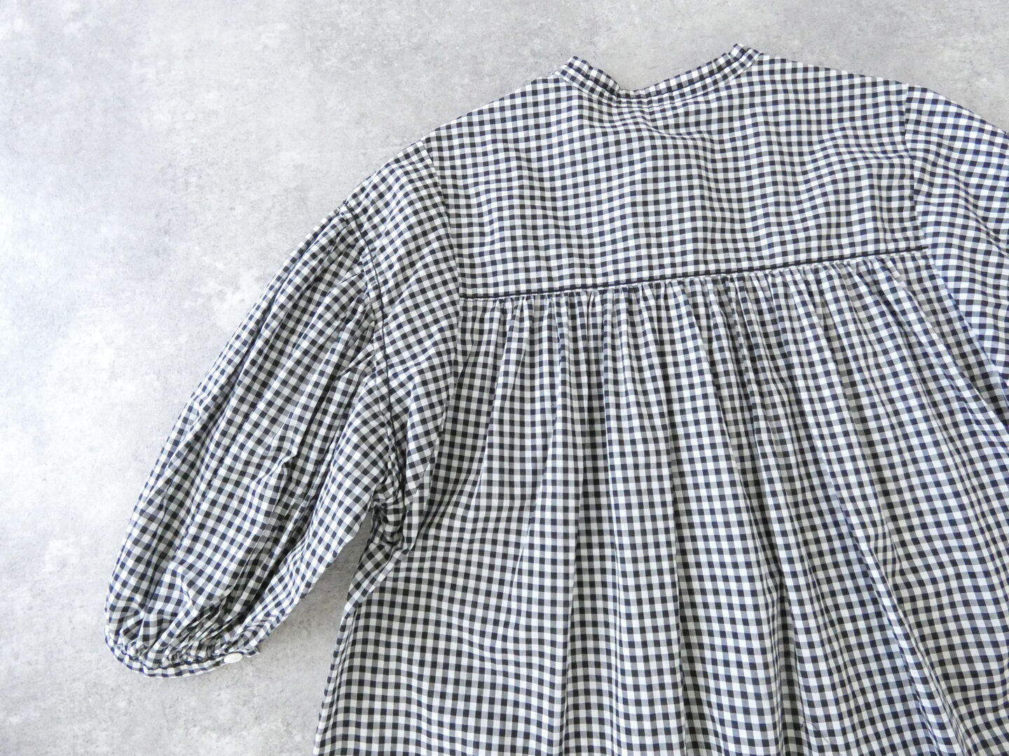 homspun(ホームスパン) ギンガム&無地パフスリーブブラウスの商品画像47