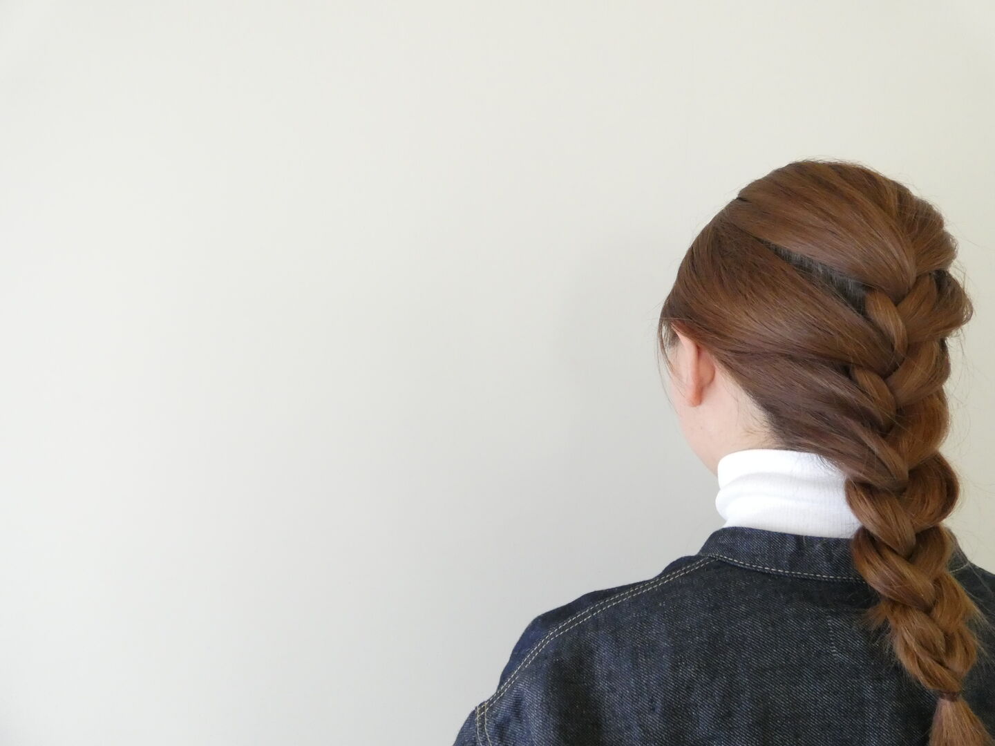 homspun(ホームスパン) 丸胴テレコ5分袖タートルプルオーバーの商品画像17