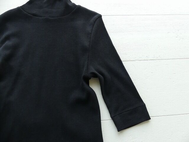 homspun(ホームスパン) 丸胴テレコ5分袖タートルプルオーバーの商品画像30