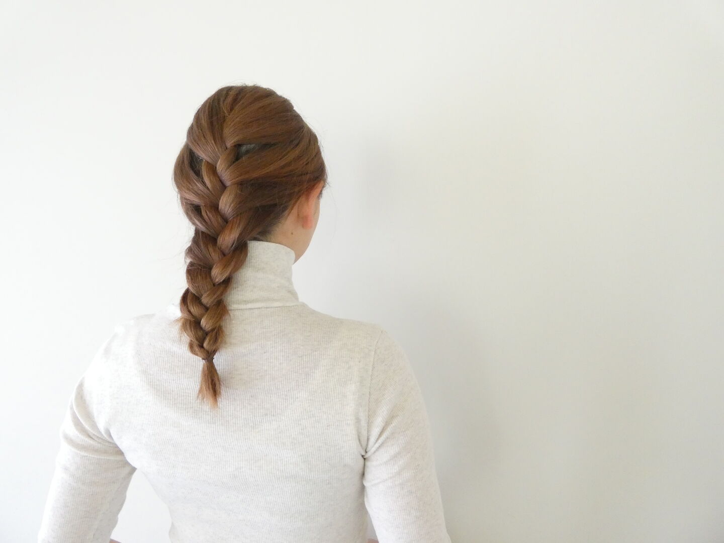 homspun(ホームスパン) 丸胴テレコ5分袖タートルプルオーバーの商品画像4