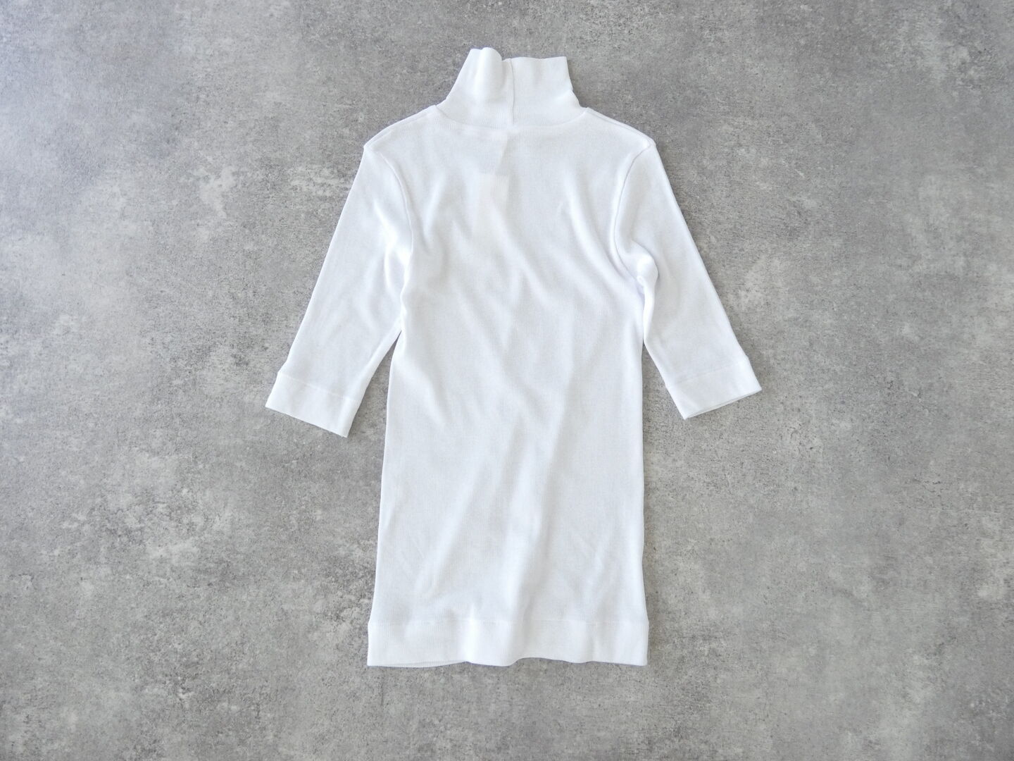 homspun(ホームスパン) 丸胴テレコ5分袖タートルプルオーバーの商品画像43