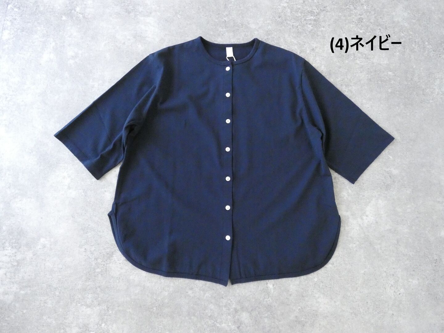 homspun(ホームスパン) 60/2天竺半袖カーディガンの商品画像42