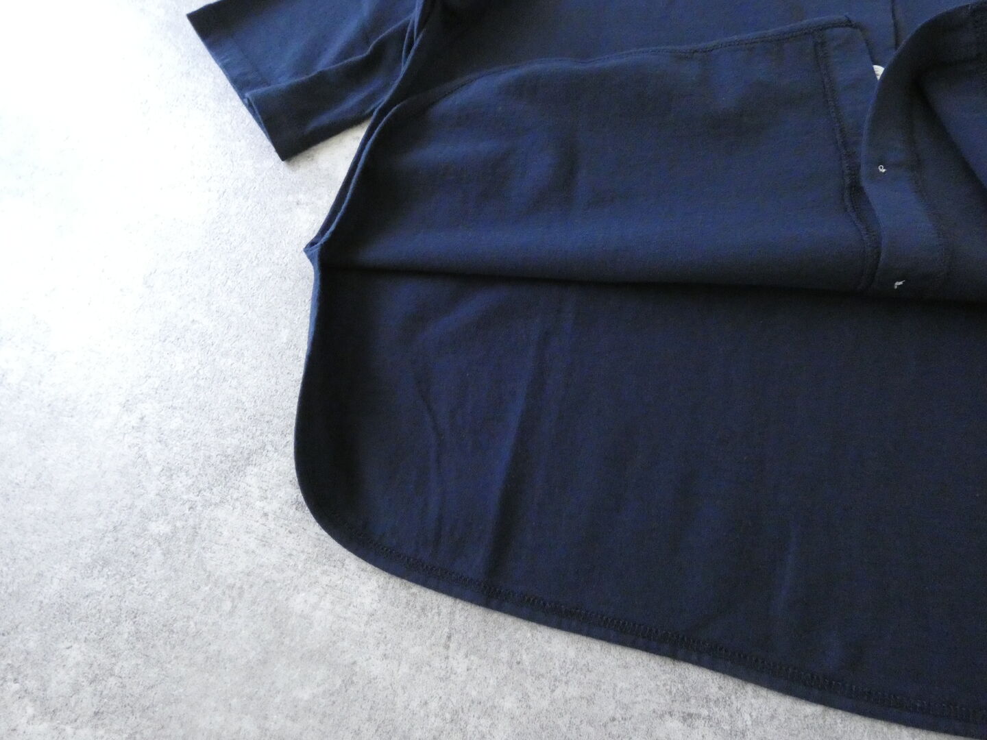 homspun(ホームスパン) 60/2天竺半袖カーディガンの商品画像46