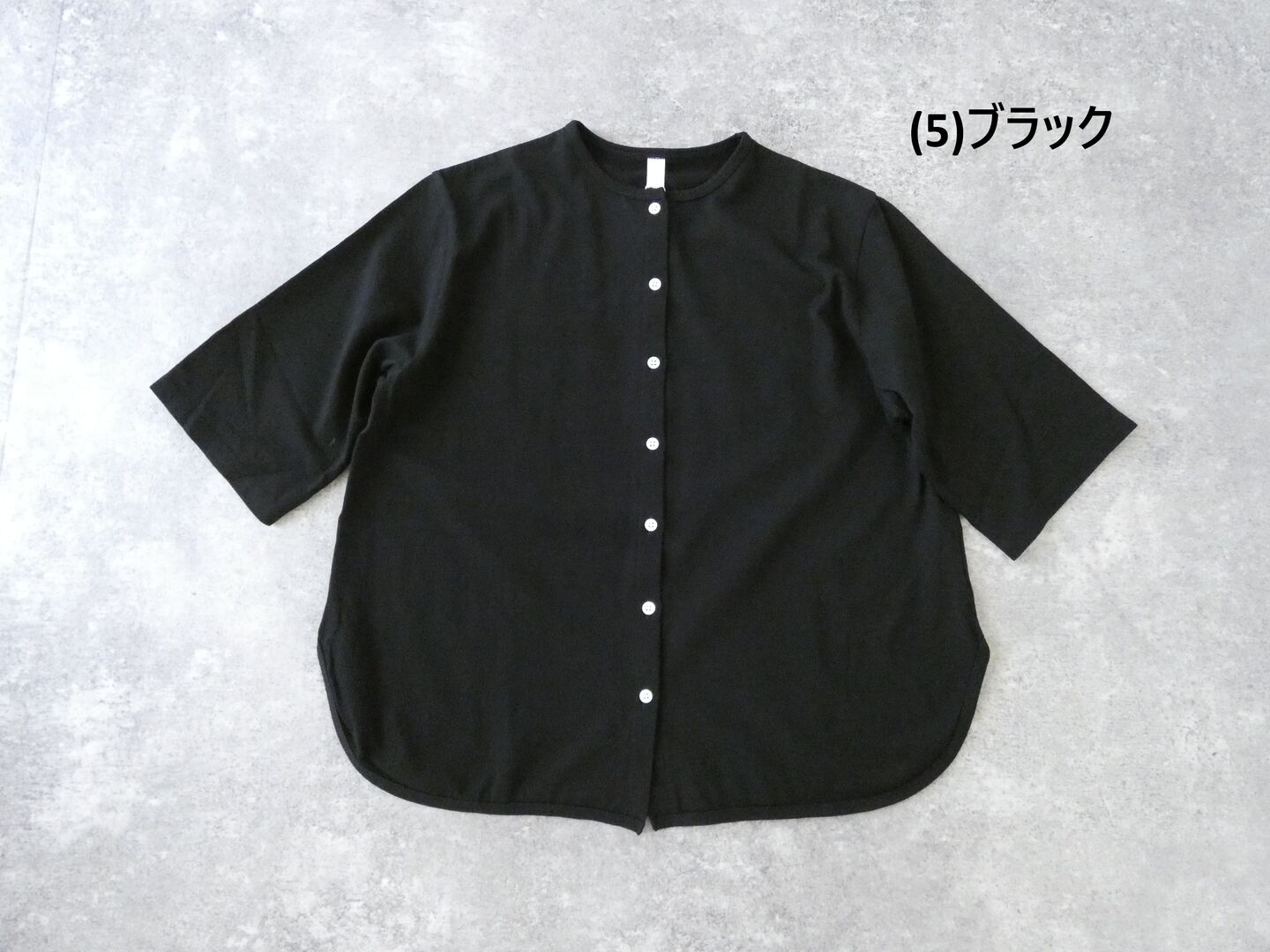 homspun(ホームスパン) 60/2天竺半袖カーディガンの商品画像56